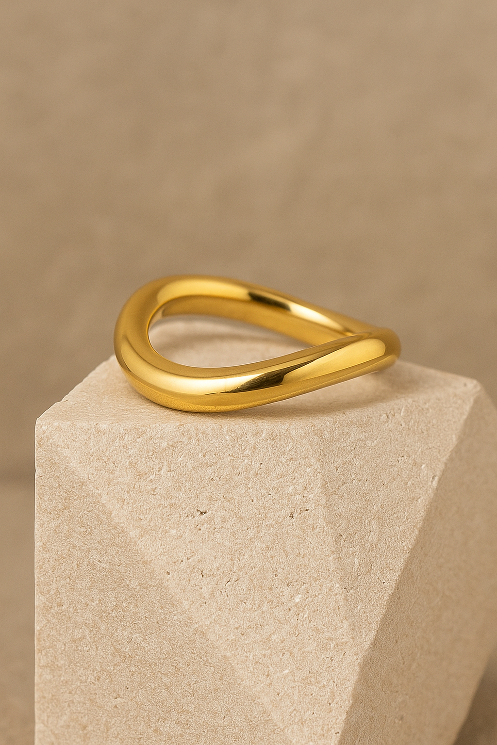 Minimalist Gold-Plated Ring