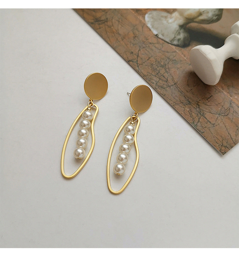 Bean Pearl Earrings