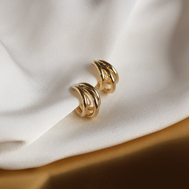 Triple Layered Earring